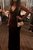 A lot of my weight goes to my hips and thighs. The dress fit me perfectly in that area. I am a little smaller up top so it was a little looser there but still fit me well. I am pleased with the quality of the dress and I got many compliments! - Lauren P.