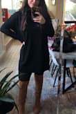 I LOVE this sweater dress. It is soft and fits lovely for a loose dress. I received many compliments. I think it's perfect for fall. - Katherine N.