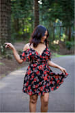 I wore this dress for our photoshoot and it was very comfy but a bit showy. I got so much compliments though! - Kerlyne U.