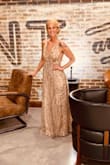 I wore this dress the night before my wedding for the our rehearsal dinner! It was absolutely beautiful and I felt amazing in it! Would definitely recommend this dress! - Jennie M.