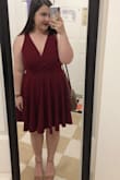 I wore this dress to my sorority's semiformal, and it was so perfect! It is very comfortable, hangs beautifully, and quality fabric. Order your normal Lulus size! - Sarah F.