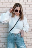 I loved how this fit snug but was lose in all the right places. It's cute tucked in or worn out. Love this and it's definitely a new staple piece in my closet! - Lacey S.