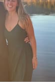 I love this dress. It fit and felt great- true to size. I did not have to wear a bra either- the material is smooth and flattering all around. Would highly recommend! - Melissa F.