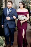 I purchased this dress to wear as my Matron-of-Honor dress for my sister's wedding. It fit like a glove but in the best way. I got a ton of compliments. The dress reminded me of Pretty Woman when Richard Gere closes here hand in the jewelry case. I digress, I do feel like the dress was a little pricey for the quality, but I feel that way about all of Lulus dresses. It's a strapless bra dress and if you want to wear shapewear shorts under, be advised the slit makes that difficult. I do feel like the material of this dress shows everything so if you don't like that, this might not be the dress for you. All around I loved this dress and so did everyone else. Unfortunately, I don't have a pic where I am not holding those flowers, and I am trying not to cry, hense the face. :) - Sarah H.