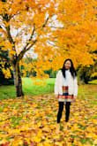 A really nice fall skirt. Comfortable with legging inside when it's getting cold. Overall, looks great. - Suwannee D.