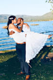 The design of the lace was so well put together the material wasn't cheap at all the dress looks way more than it cost I was so in love with my dress I didn't want to take it off. - Kevette J.