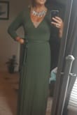 I was looking for a dress to wear to work after a recent abdominal surgery. Since I will be swollen for a while, I need something to help me look professional yet easy to wear. I believe this dress does the trick beautifully plus it is super soft and comfy. - Nicki K.