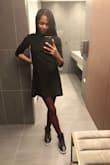 Huge fan of swing type dresses and since it's Winter this sweater dress is perfect. Wore it to work with wine colored tights for a little pop and viola :) it's short but I'm tiny so I expected that. Warm, comfy and Chic can be dressed up or down. Thanx Lulus! - Cheryl R.