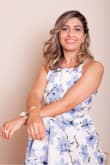 I wore the dress for family pictures. Best decision ever. It runs a little bit bigger but I was super comfortable - Afarin Z.