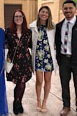 This dress fell a little too short on me. I wore it to a wedding and couldn't lift my arms the entire night without my Spanx showing. I have a longer torso so this dress may work for most people. Super cute print! - Ashley W.