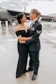This was the perfect purchase for the military ball my wife and I attended! It is elegant and made very well, only thing I had to adjust was the length due to being only 5'1. Great support in the bust area I did not have to wear a bra at all. I received compliments all night, 10/10 would recommend ladies! - Brianna R.