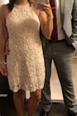 Dress is super comfy and stretchy, while staying fit. The blush color was perfect for a summer wedding! Fits true to size. - Taylor C.