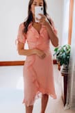 I love this dress for its versatility. It's incredibly feminine and attractive and can be worn with heels or sneakers. Love! I'm a small and it fit perfectly. - Heidi W.