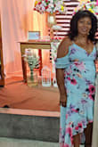 I got this dress for my mom, so she could attend my grandmother's 80th birthday in Brazil. I should have gotten a size bigger because my mom gained a little weight but the material and quality for the dress are amazing. She loved it and I loved it!!! - Ellen B.