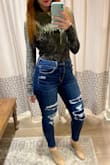 I'm obsessed with this bodysuit! I ordered a size up just so it would be more comfortable on my hips and it turned out perfect. I got so many compliments on this and it's super flattering! Definitely will be getting in another color! - Ashley F.