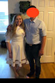 I ordered and wore this dress for my pseudo bachelorette party and it fit like a glove! I received compliments all night long! Because my boobs are on the smaller side I took out the cups from one of my sports bra and used them like little pasty's kinda-ish and no one knew! - Brittany N.