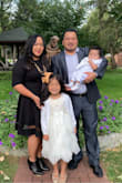 Got lots of compliments on this dress. Had a baby 5 months ago and wore to his baptism. It's very flattering. I'm 5'1 and it was a good length. - Grace G.