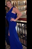 Originally I ordered a medium and it was too big. A small fit just right, the dress is flexible and fits great. I received the most compliments in this dress than any other I've worn to a ball. Also, if you have a bigger chest, it still works, you'll just have a lot of cleavage. - Kelsey H.