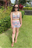 I love this outfit. Just not on me. I feel like I need to be tan in order to wear this outfit. Or maybe skinnier. Or maybe just a different color. - Nina P.