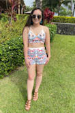 I love this outfit. Just not on me. I feel like I need to be tan in order to wear this outfit. Or maybe skinnier. Or maybe just a different color. - Nina P.