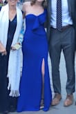 This dress is beautiful and fits like a glove. Had to hem it as it was long but other than that no alteration needed. - Margo H.