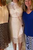 The fit was perfect! The fabric is a great lightweight lace but isn't cheap or easily torn. I had so many compliments on the dress! - Elizabeth E.
