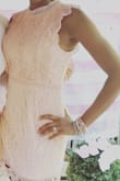 It's so cute, flirty, delicate, and a dream!!! The color is great and the fit is perfection!!!! Lots of compliments in this. I wore it for a bridal shower and it was P E R F E C T!! - Rosalind M.