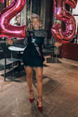 Compliments GALORE! Wore this to my 25th birthday party and felt like a true queen. Length is good, shape is flattering and the fabric is NOT itchy. Perfect with tights or without, recommend this for anyone needing a classy dress. - Emily P.