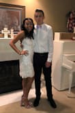 Dress was comfortable and it fit like it was custom made for me. It is beautiful and I felt beautiful wearing it to our school formal dance. I am also wearing your cute lilac shoes and my boyfriend wore a bowtie the same color. I am looking forward to our next dance so I can wear another Lulu dress! - Diane D.