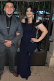 I loved this dress definitely buying again in the future from here. At first i was scared that it would fit small but ended up fitting perfect. Thick material ! - Paola V.