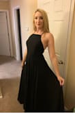 i LOVE this dress and I plan on buying it in every color because she is amazing point blank period HOWEVER you will need to hem it if you are under 5'10 and can't get there with heels ALSO if you are like me and don't know wtf 'black tie optional means'........this is the dress for you - McKenna D.