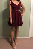 It fitted mostly perfectly. It's good for petite. The height is the right length. However, shoulder straps were too long for me. I guess because I don't have a big enough bust so I got them altered. - Betty C.