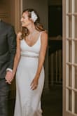 I ordered this for my reception dress, i added a belt to it but it didn't need it i just wanted a little extra sparkle! I got so many compliments and people were shocked it was only 91$. I would buy this dress in every colour, it fit beautifully and i felt confident and sexy! - Jacqueline D.