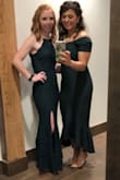 I loved this dress and got so many compliments! It was pretty long and I had to have it hemmed, but I'm also pretty short! Not uncommon for long dresses on me. Everywhere else, it fit like a glove! Form fitting without being uncomfortably tight. - Rachel