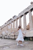 This dress was a MUST for my Greece trip. So flowy and comfy too! - Sophie