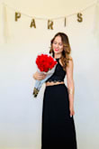 Gorgeous two piece set! The skirt was a little long and I had to have it hemmed, but otherwise it fit perfectly - Sarah S.