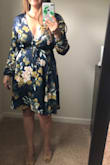 Beautiful dress. Reading the reviews I thought I would need a Large size, but it was out of stock so I went with the Medium and it fits perfectly! - Samah S.