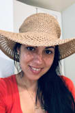 Beautiful hat. Perfect for my vacations, so cute!!!! - Heydi P.