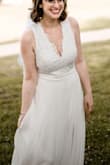 I had an outdoor summer brunch wedding and it was the perfect dress for the occasion! It was flowy and I loved the open back. I had to get some alterations since I'm so short but so worth it! - Ariella F.