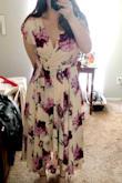 This dress got me so many compliments! It is flattering, cute, and flirty! I danced at a wedding all night in this and it was perfection! - Murren M.