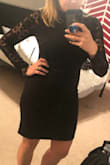 Fits great. Perfect dress. I've ordered dresses from Lulus before and I love the quality! (Got a Medium, not a large like the review says) - Chelsea M.