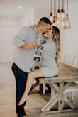 Bought this dress for my baby announcement photos and it was perfect. Very casual and cozy. Not the most flattering (then again it's a sweater dress) but if it was paired with a belt it would be even better. - Stephanie F.