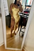 This dress is perfect, the quality is amazing it's very shiny and looks luxurious! Love it! - Kerisha R.