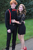 The dress fit true to size and the material was very comfortable. We did hem a few inches off the length due to the dress being worn for a homecoming dress and my daughter wanted it a few inches shorter. She received a lot of compliments! - Kimberle G.
