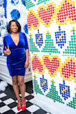 This dress was so comfortable! It was sexy yet sophisticated and I got compliments all night. The royal blue is just like the photo and really stands out in a crowd! It is a little low cut so be prepared for some cleavage. The velvet was super soft everyone kept feeling my arms the entire night! - Lori T.