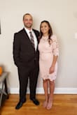The dress showed up exactly the same color as the picture shown and fit true to size. I wore it to a wedding and got so many compliments on it! I would definitely recommend this dress. - Carrie K.