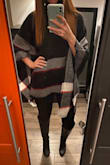 I'm in love with this one. It's super flattering and very comfy. I'm a teacher and it looked perfectly professional for work. Definitely long enough to co we everything with leggings! - Ashley F.