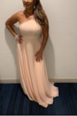 I Order a L because I gain few Pounds. I lost the weight and it fits a bit loose but  M would had being perfect. I normally wear M. Love the material and the way it flows. I had many compliments. Sorry didn't have shoes on the first picture. - Lindy G.