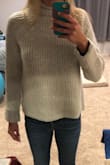 So it's rare that I leave a bad review on anything from Lulus, but this sweater was a miss for me. Is it possible for something to run too big and too small at the same time...? I get that I'm tall but this sweater was too short and really boxy. I honestly don't know what body type it would properly fit. I tried tucking it in to see if that helped but it still looked weird. I'm pretty slender and this made me look pregnant. Bummer because the sweater itself is actually a really nice material and great color. I'll be returning. - Laura M.