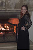 Love this dress! I did fear a "slip" but it is still comfortable. I wore it for a military banquet and it was great. Lots of compliments. It's conservative with a little bit of sexy. The sleeves were my favorite. Absolutely wonderful. - Kelsey P.